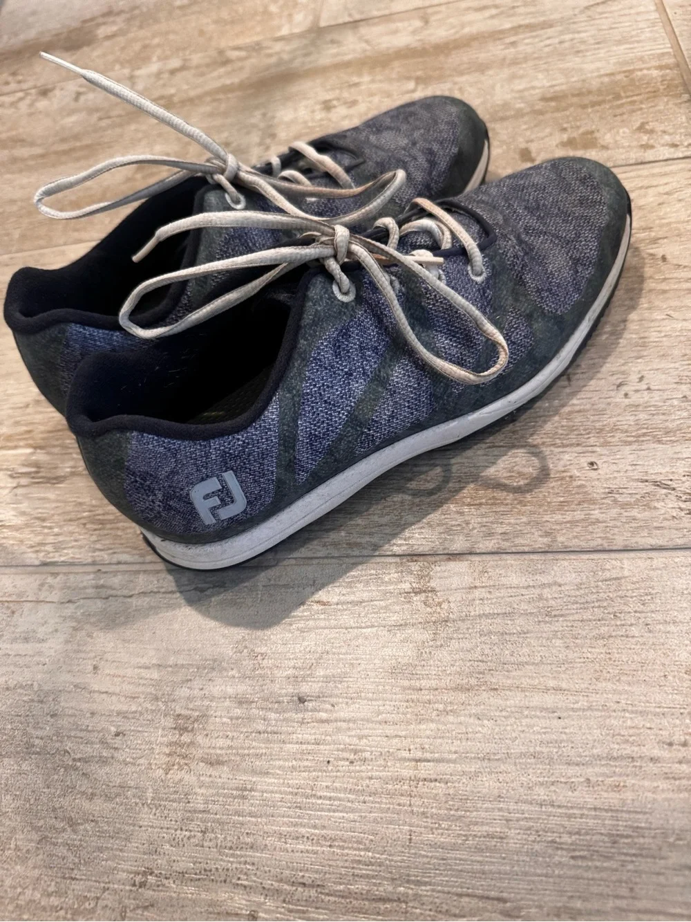 FootJoy Knit Golf Sneakers in Heathered Blue-Grey